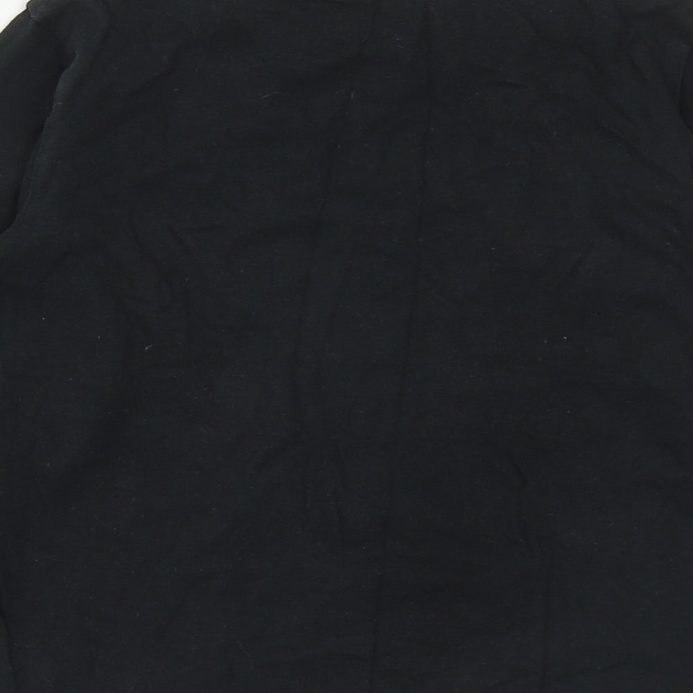 Next Boys Black Cotton Pullover Sweatshirt Size 6 Years - Game on