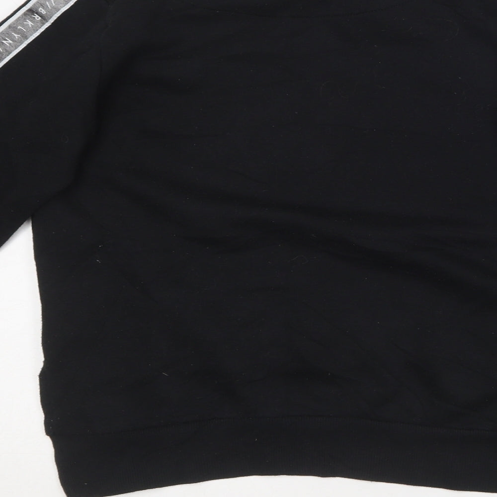 Primark Boys Black Polyester Pullover Sweatshirt Size 9-10 Years