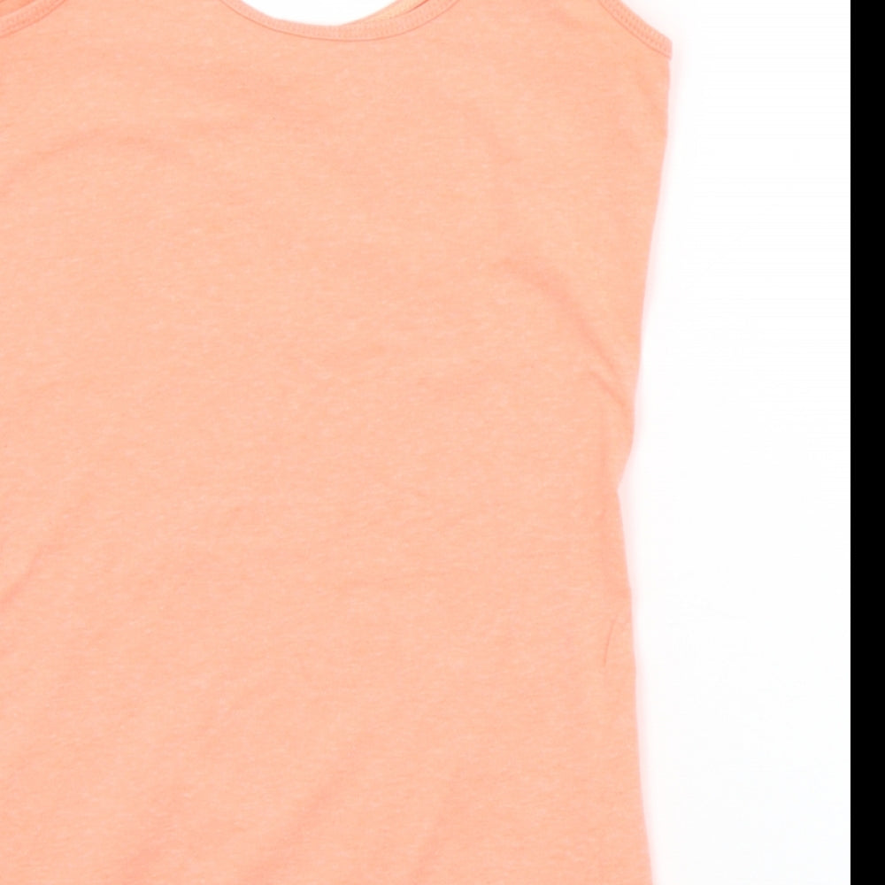 Atmosphere Womens Orange Polyester Camisole Tank Size 8 Round Neck