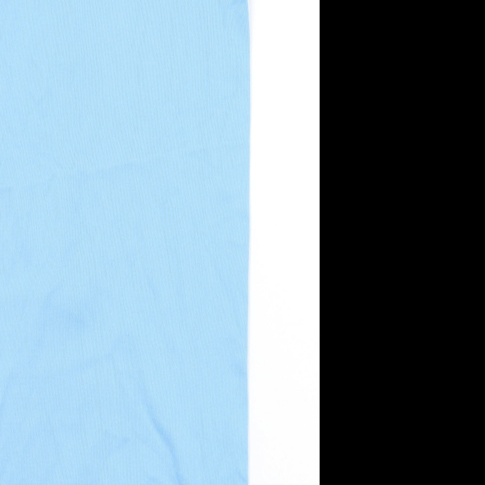 Primark Womens Blue Nylon Tank Dress Size 14 Round Neck