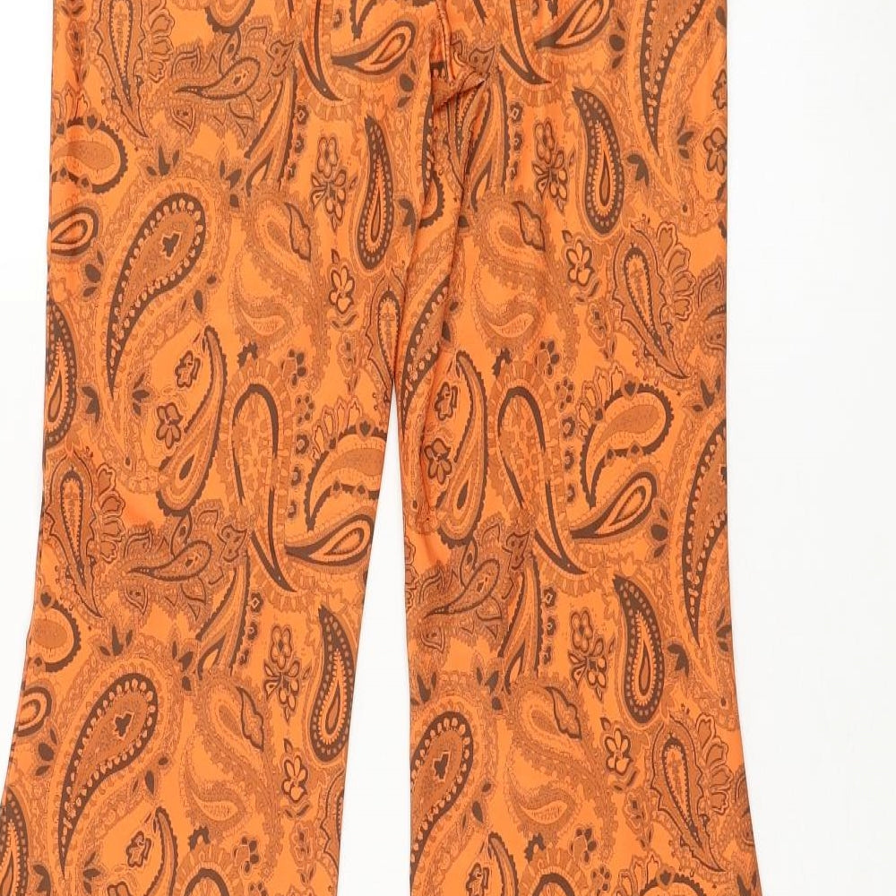 SHEIN Womens Pink Paisley Polyester Jogger Leggings Size 8 L30 in