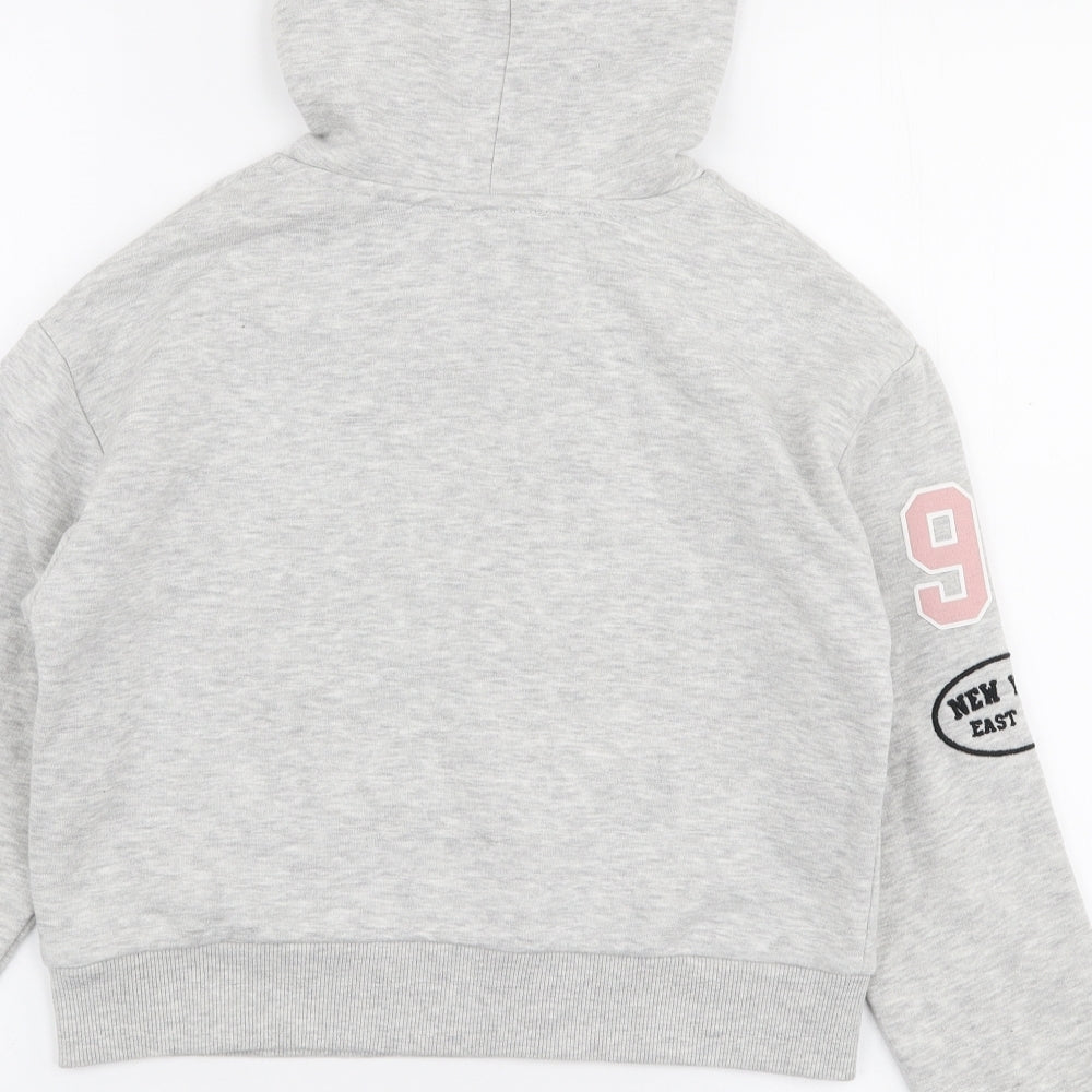 Preworn Womens Grey Polyester Pullover Hoodie Size XS Pullover - Boston