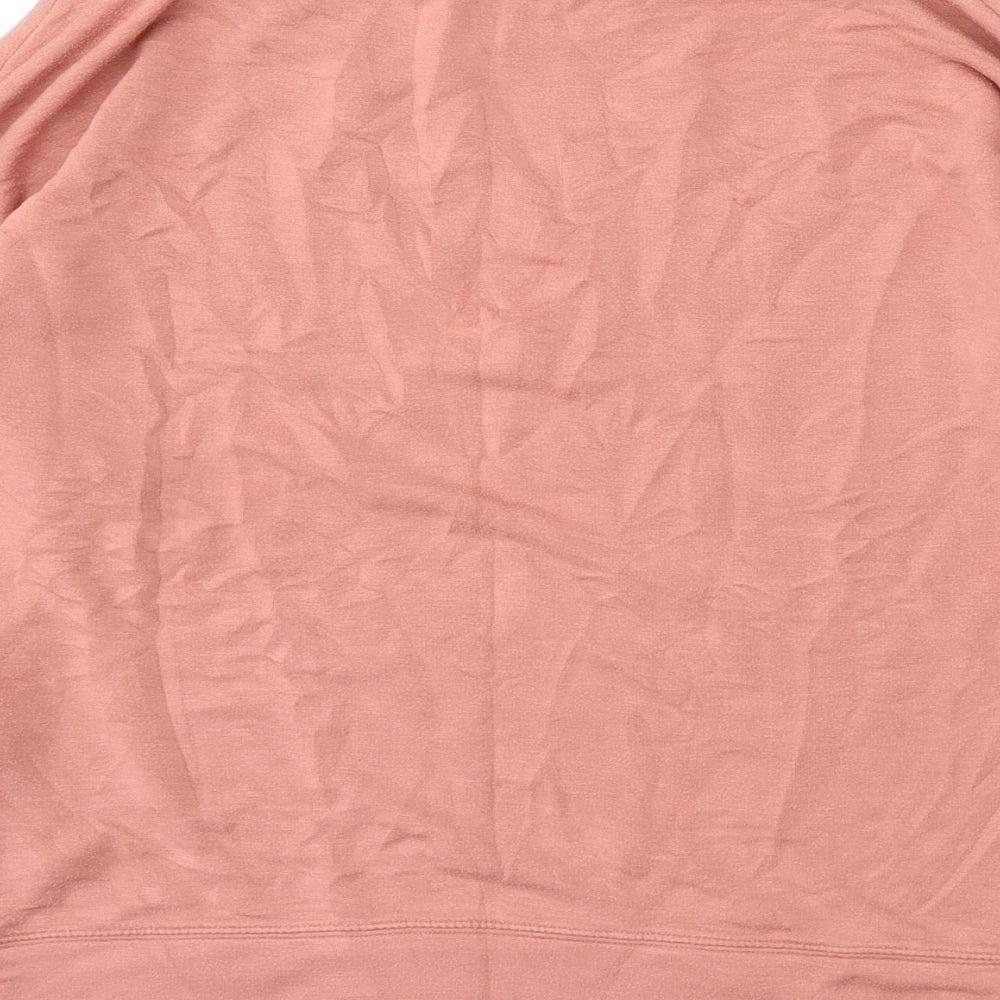 Marks & Spencer Womens Pink Viscose Pullover Sweatshirt Size 8