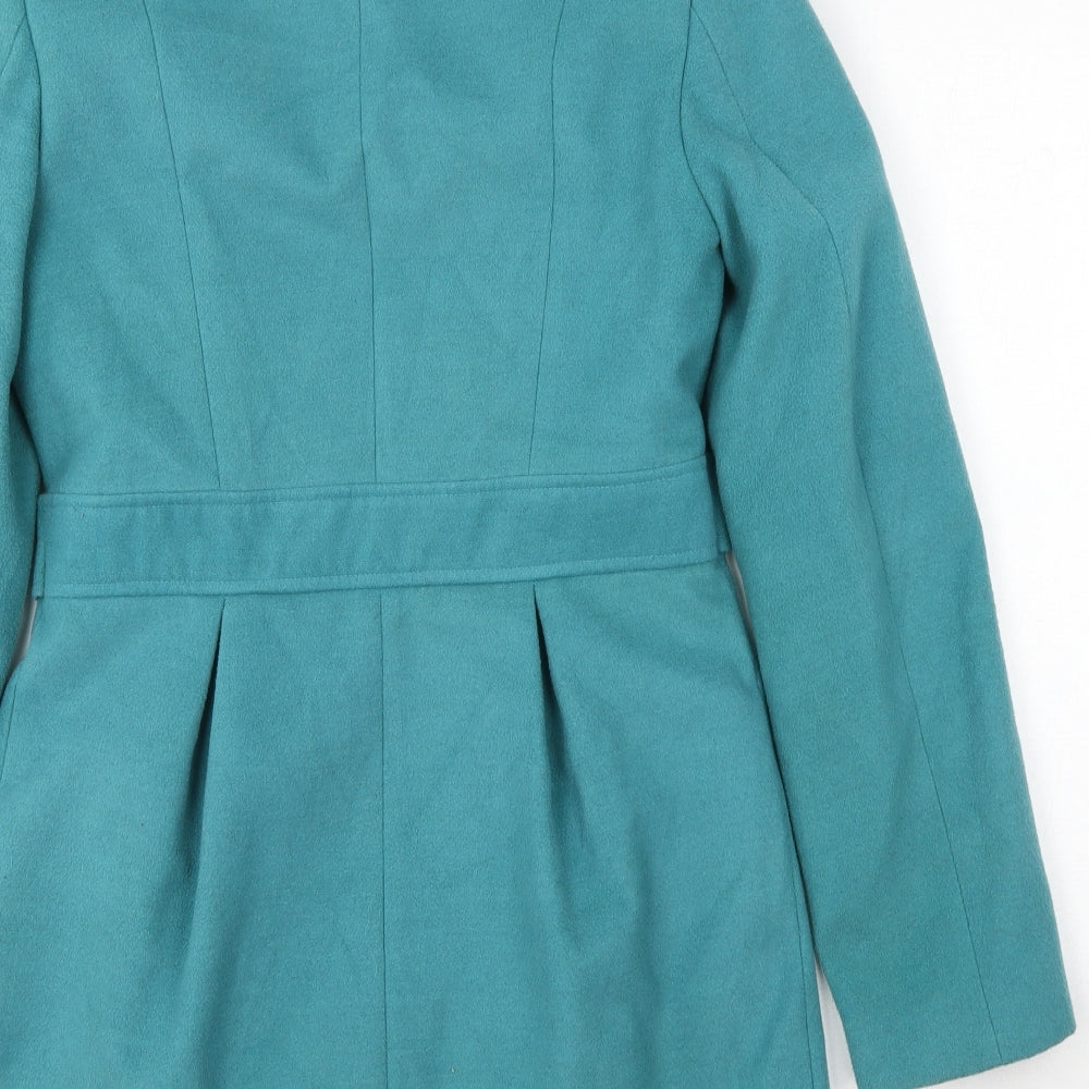 NEXT Womens Blue Jacket Size 10 Button