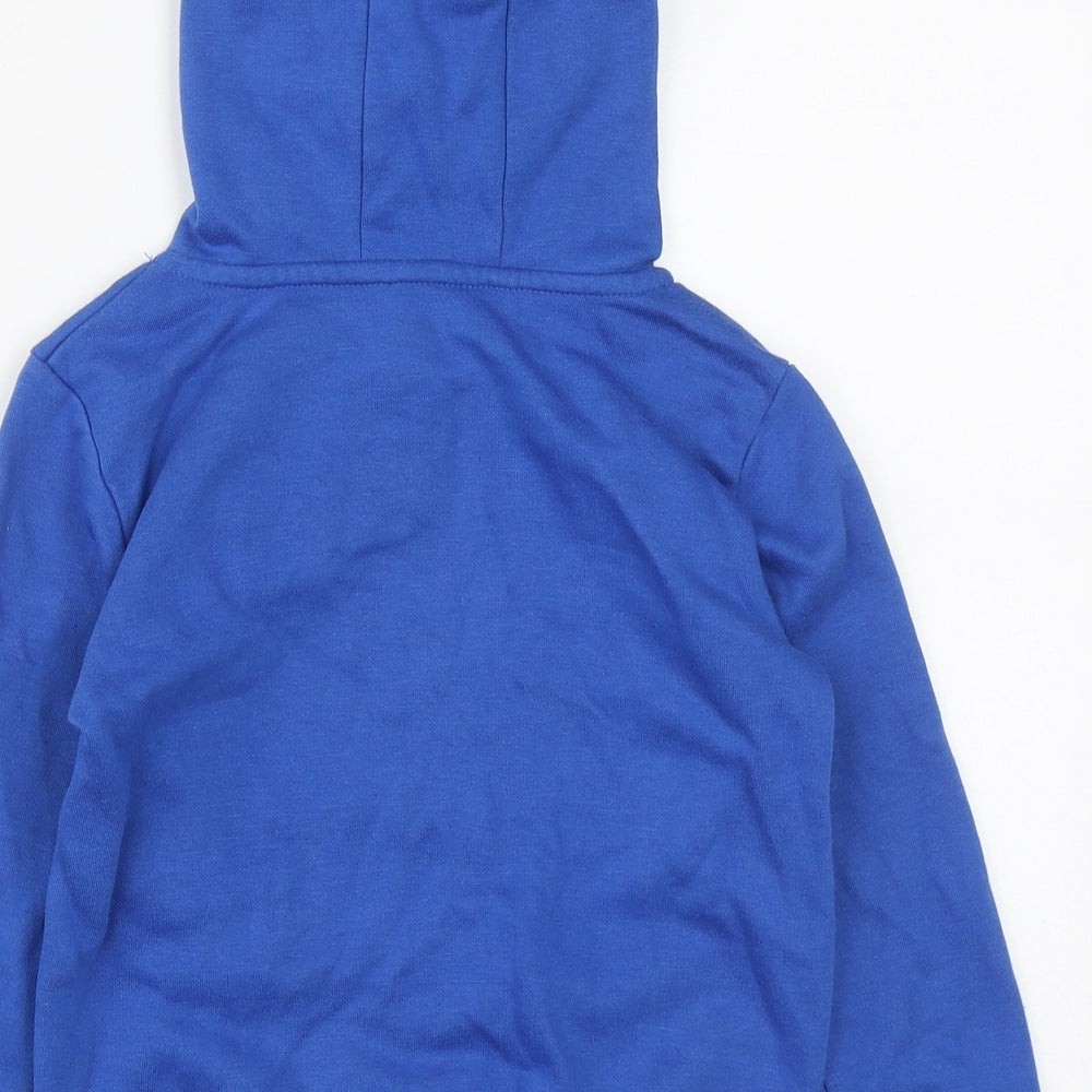 Dunnes Boys Blue Cotton Pullover Hoodie Size 5-6 Years - Gamer