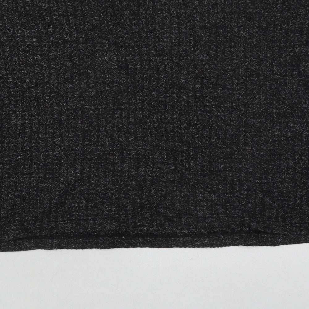 Old Navy Womens Grey Round Neck Viscose Pullover Jumper Size XS