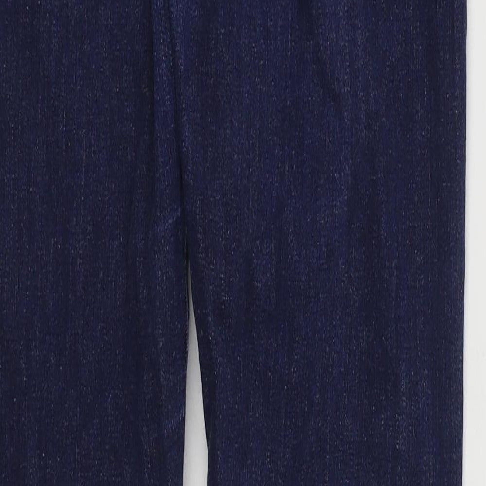 Dayie Womens Blue Cotton Skinny Jeans Size S L28 in Regular Zip