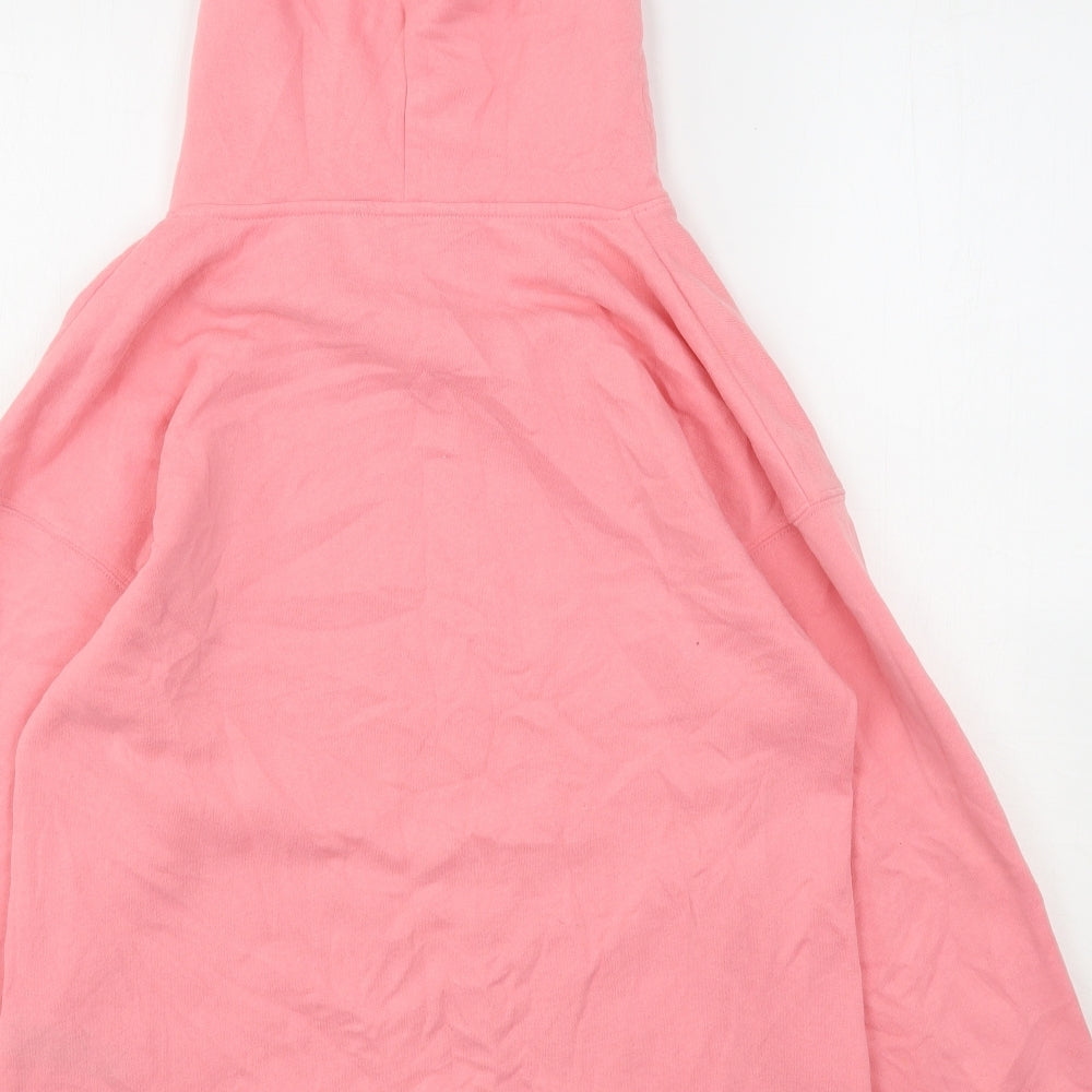 Dunnes Stores Womens Pink Polyester Pullover Hoodie Size XS