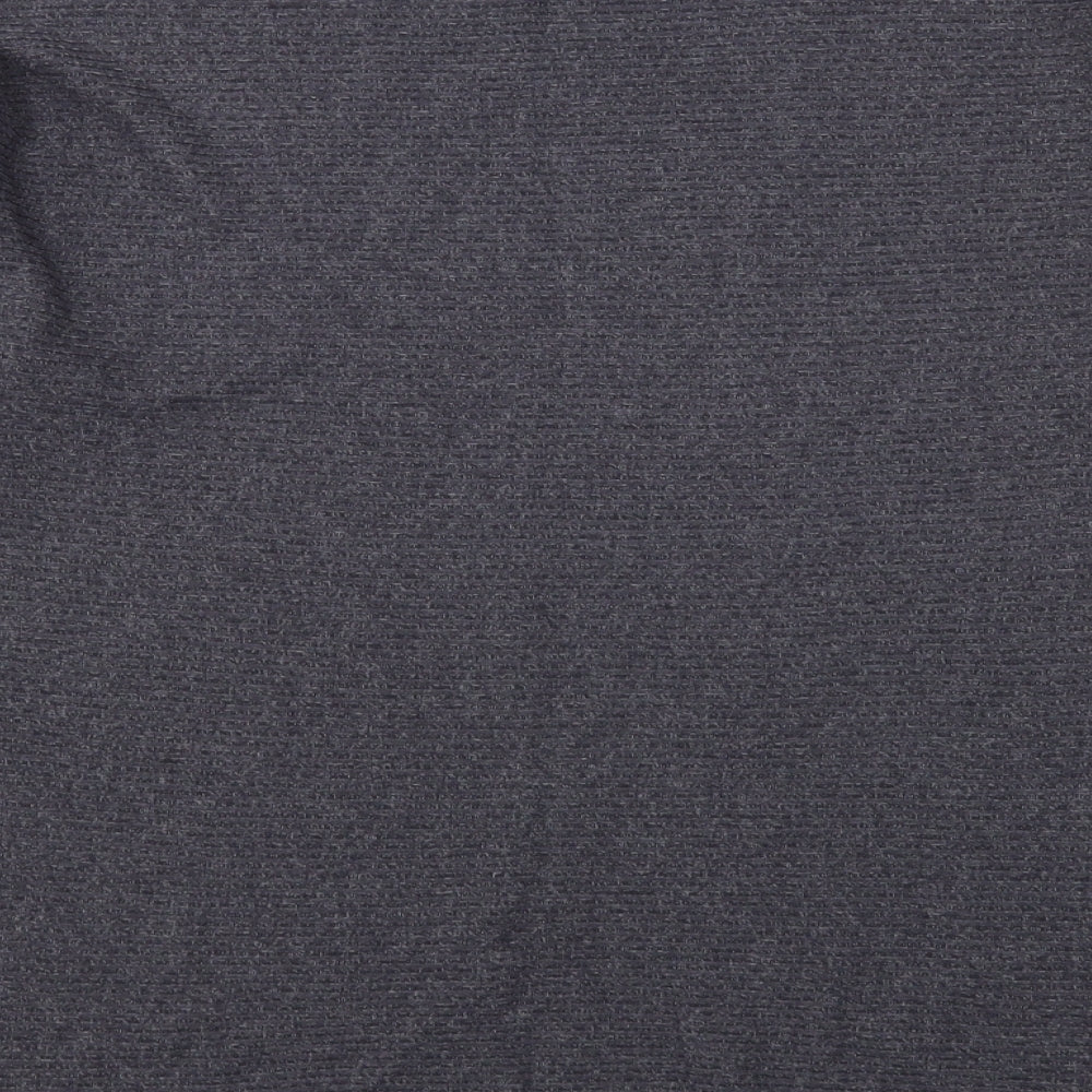 George Womens Grey Round Neck Viscose Pullover Jumper Size L