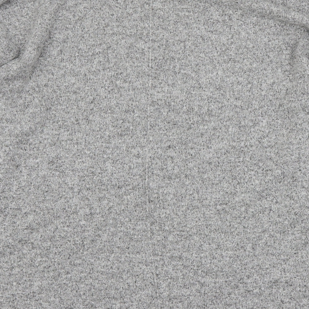 George Womens Grey Round Neck Polyester Pullover Jumper Size XS