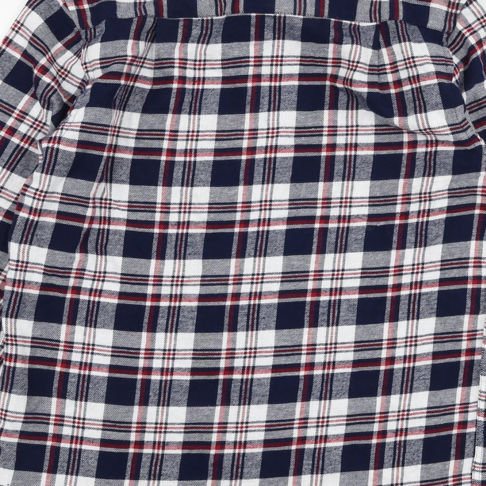 Cedarwood State Mens Multicoloured Plaid Cotton Button-Up Size XS Collared Button