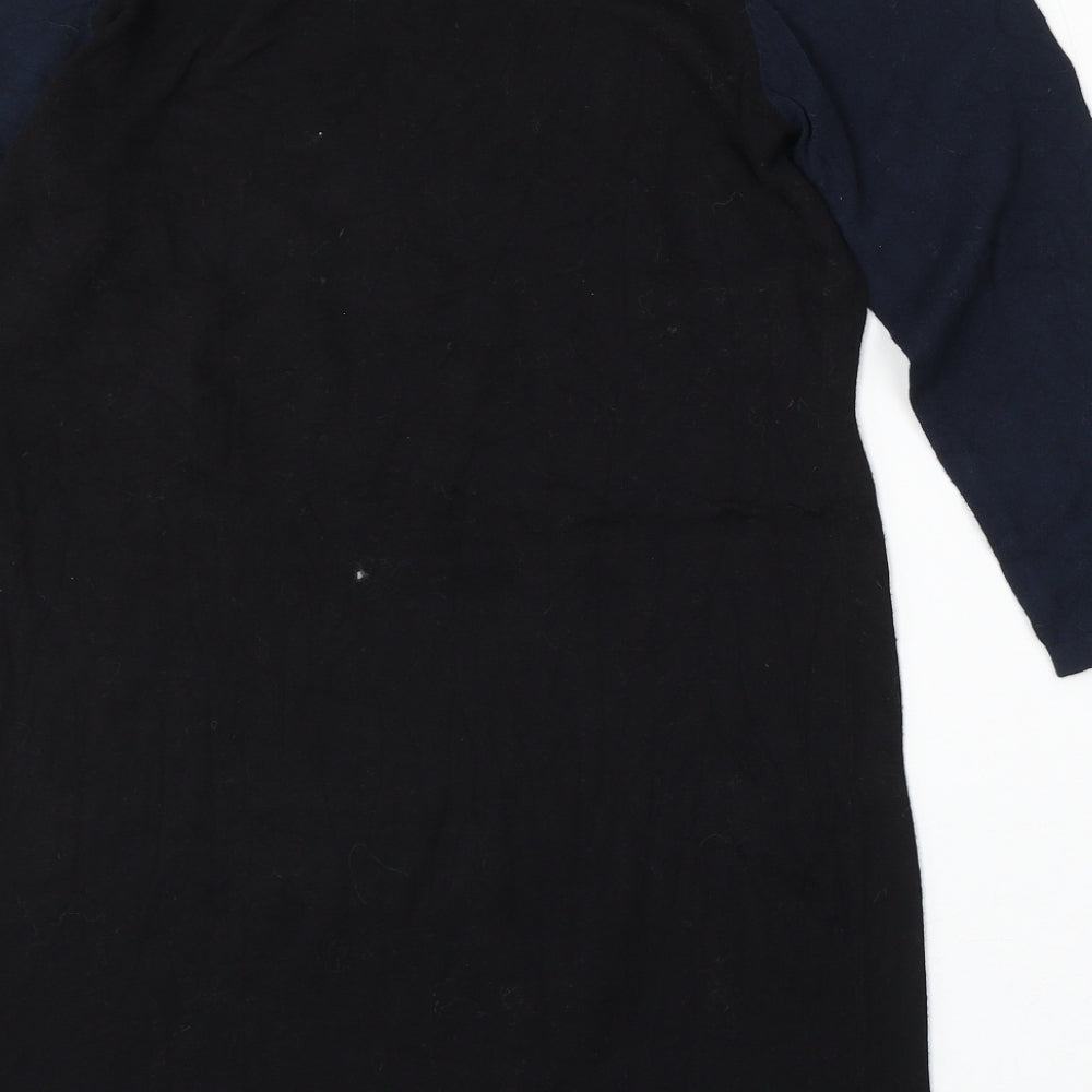 NEXT Womens Blue Round Neck Cotton Pullover Jumper Size 12