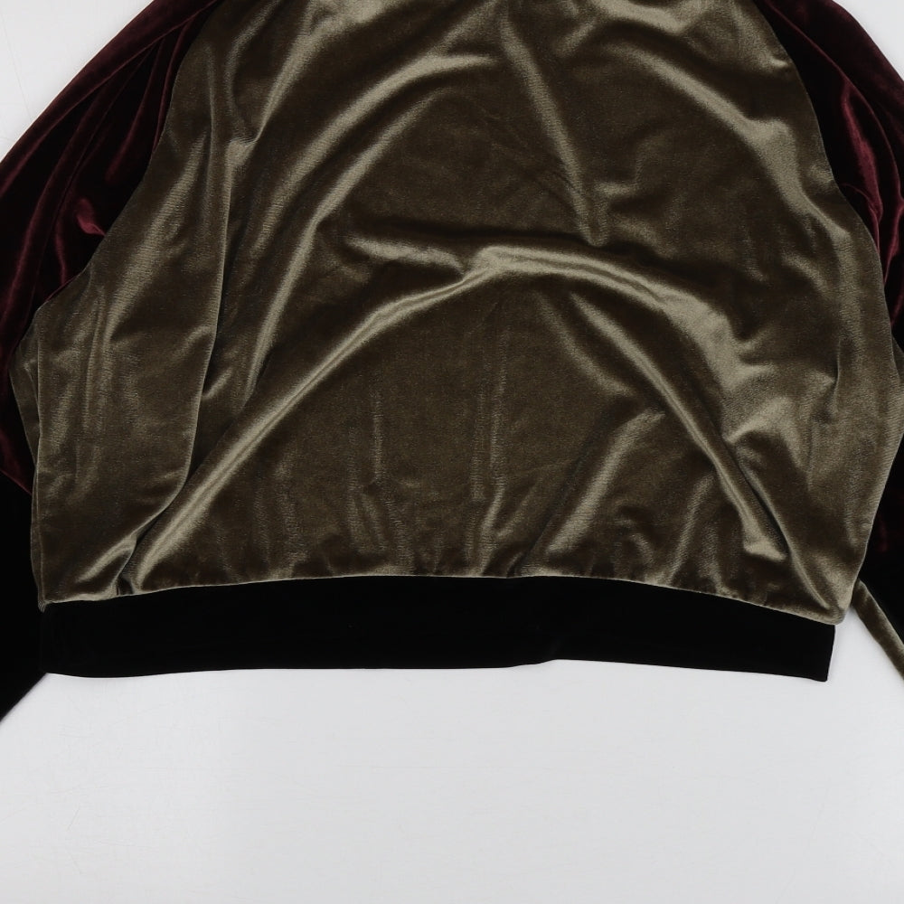Marks & Spencer Womens Gold Polyester Pullover Sweatshirt Size M