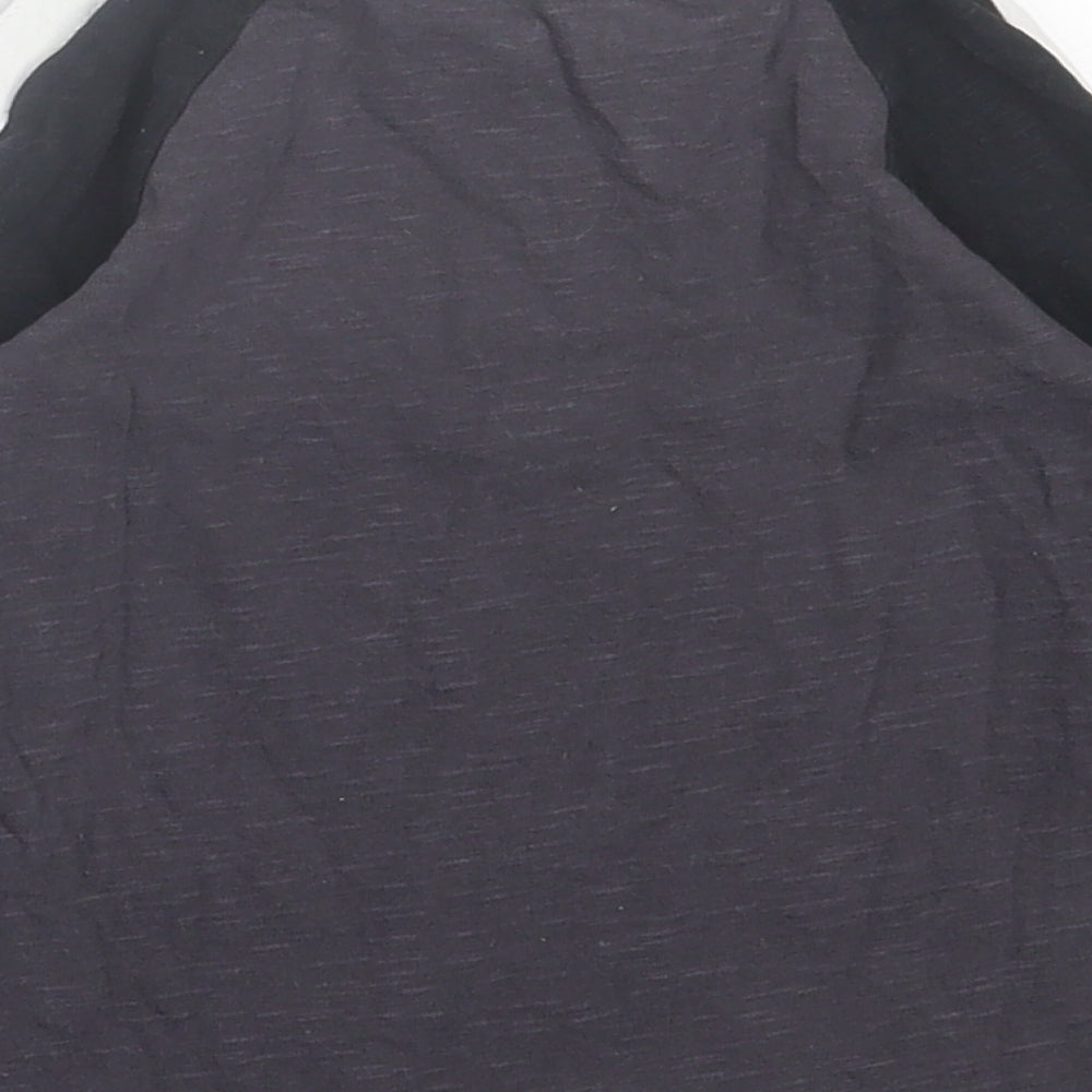 Mothercare Boys Grey Cotton Basic Casual Size 12-18 Months Crew Neck Pullover