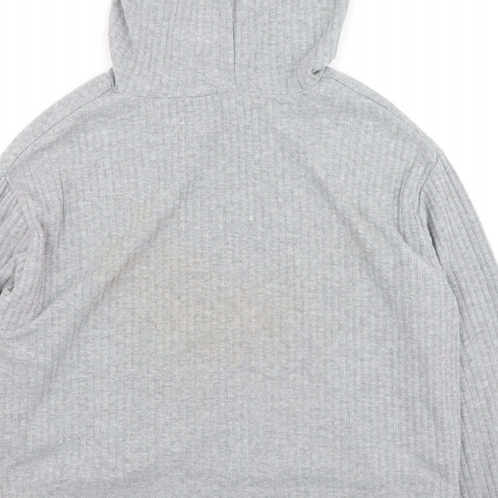 Primark Womens Grey Round Neck Polyester Pullover Jumper Size S