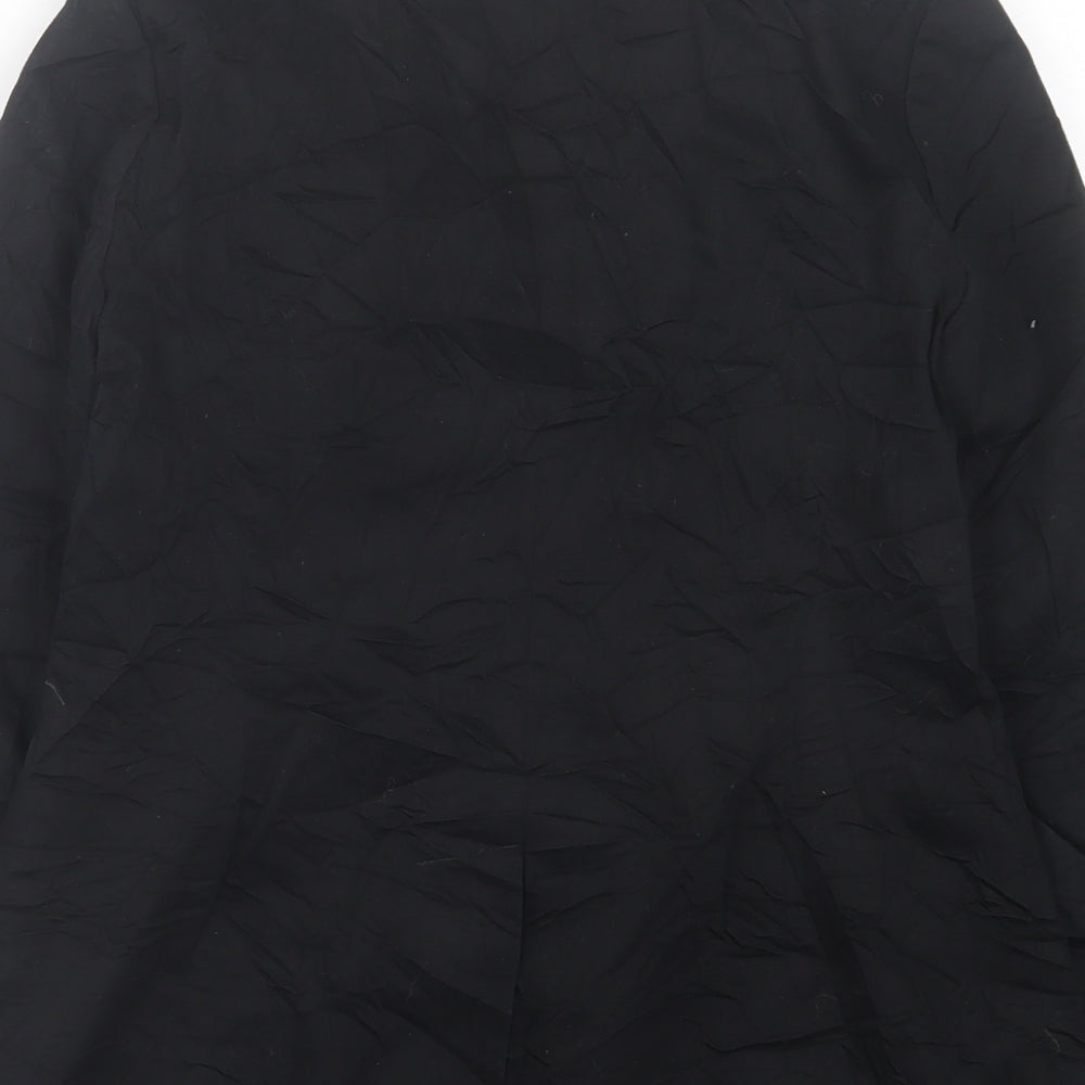 Evie Collection Womens Black Jacket Blazer Size 10 Button