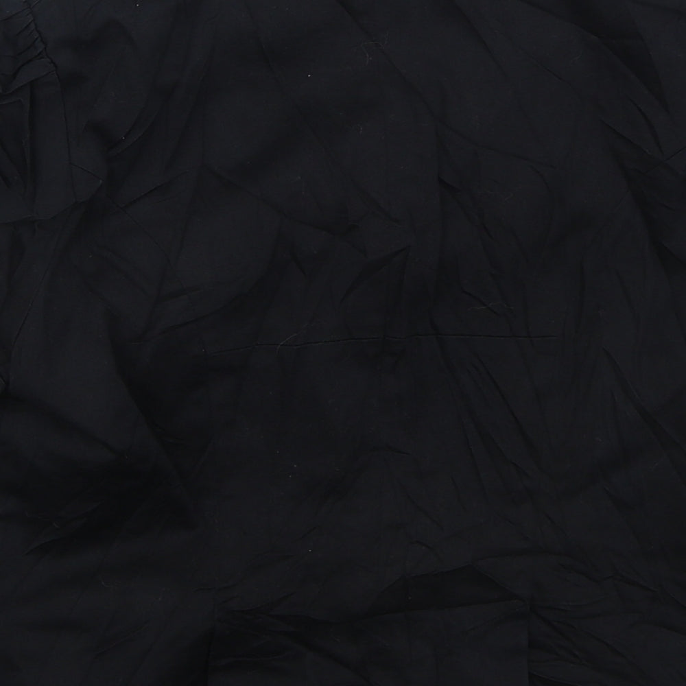Warehouse Womens Black Jacket Size 12 Button
