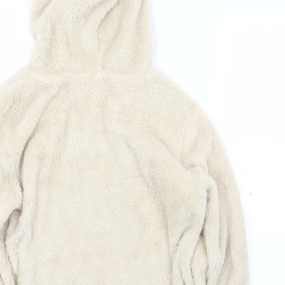Apparel Womens Beige Polyester Pullover Hoodie Size XS - Lounge