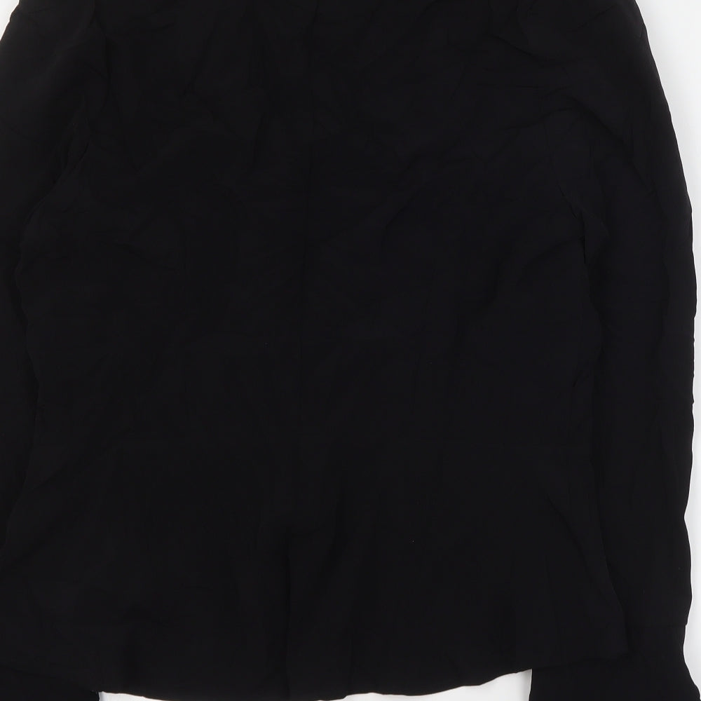George Womens Black Jacket Size 12 Hook & Eye