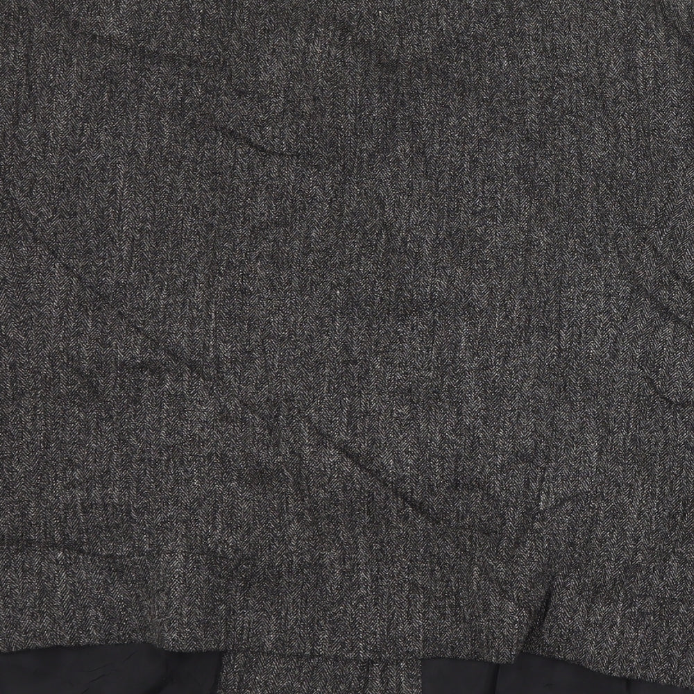 M&Co Womens Grey Jacket Coat Size 16 Button