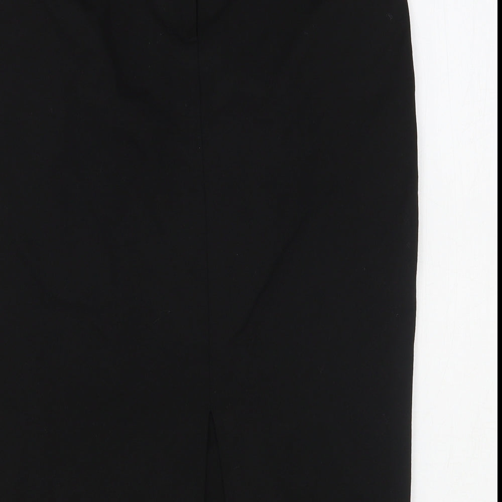 NEXT Womens Black Viscose Straight & Pencil Skirt Size 8