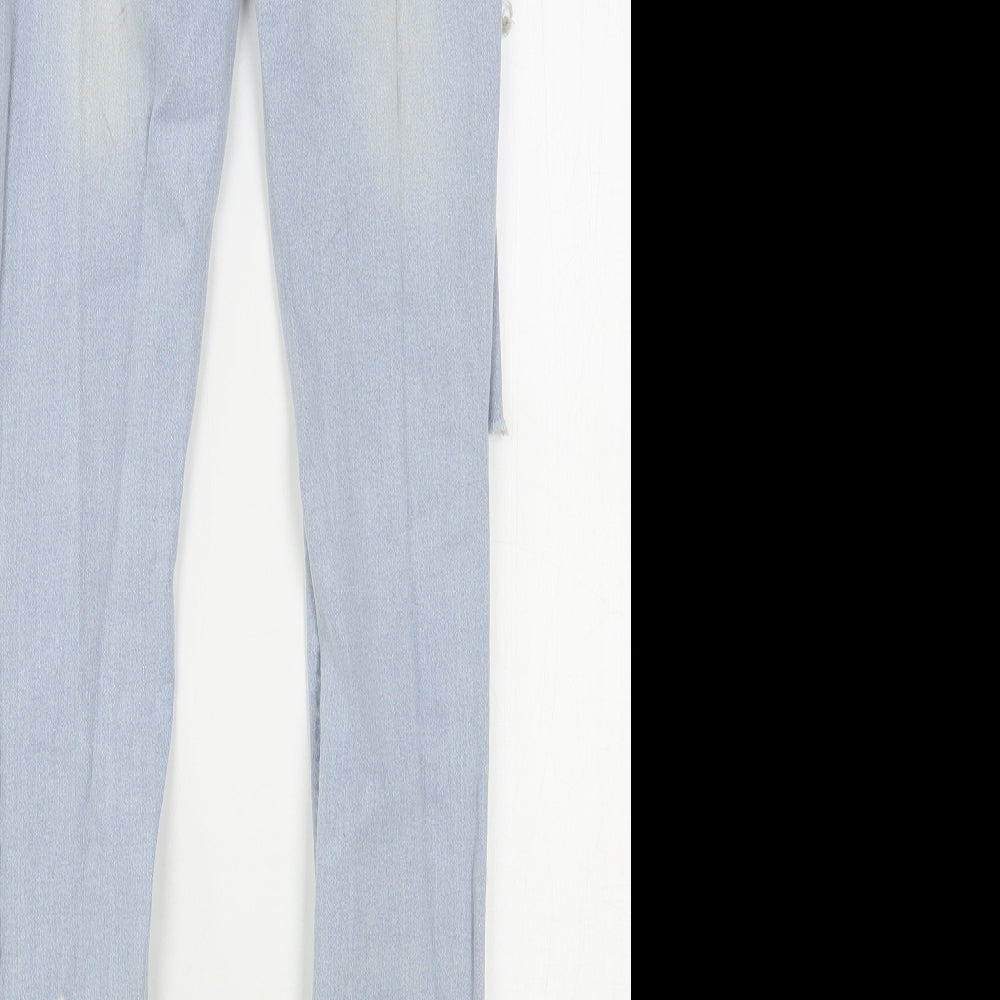 The Rockn Rev Womens Blue Cotton Skinny Jeans Size 6 L29 in Regular