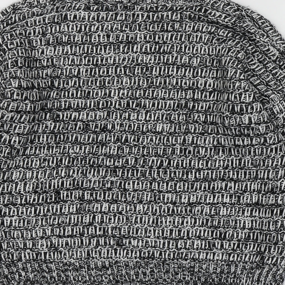Topshop Womens Grey Round Neck Acrylic Pullover Jumper Size 4