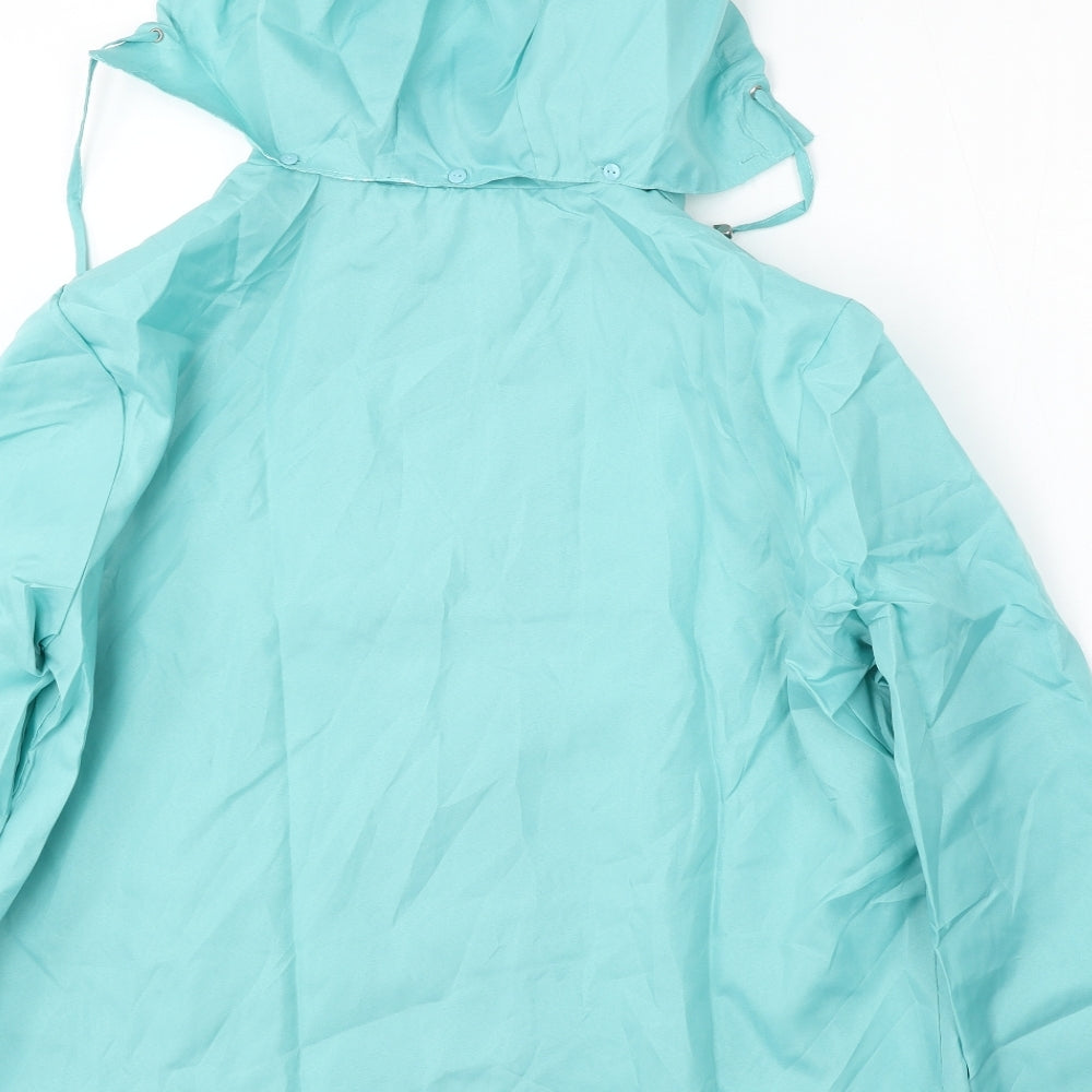 Anne De Lancay Womens Blue Jacket Size L