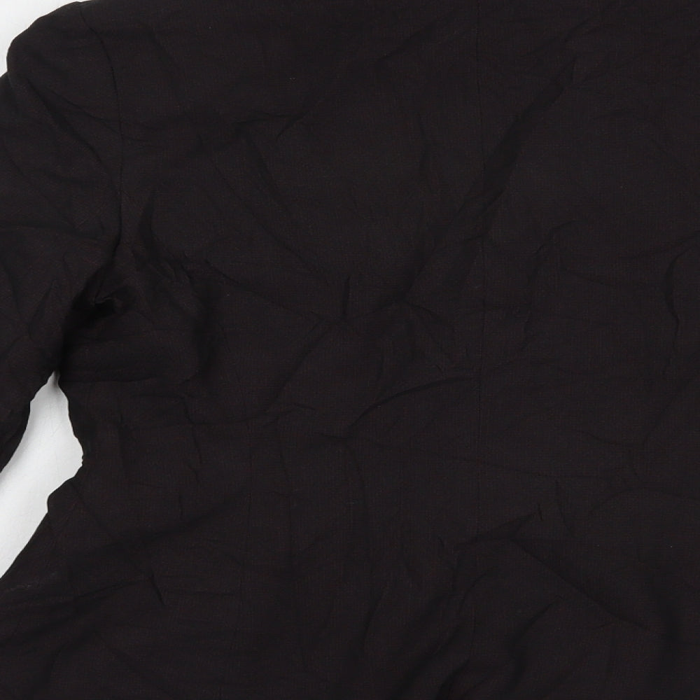 NEXT Womens Black Jacket Blazer Size 10 Button