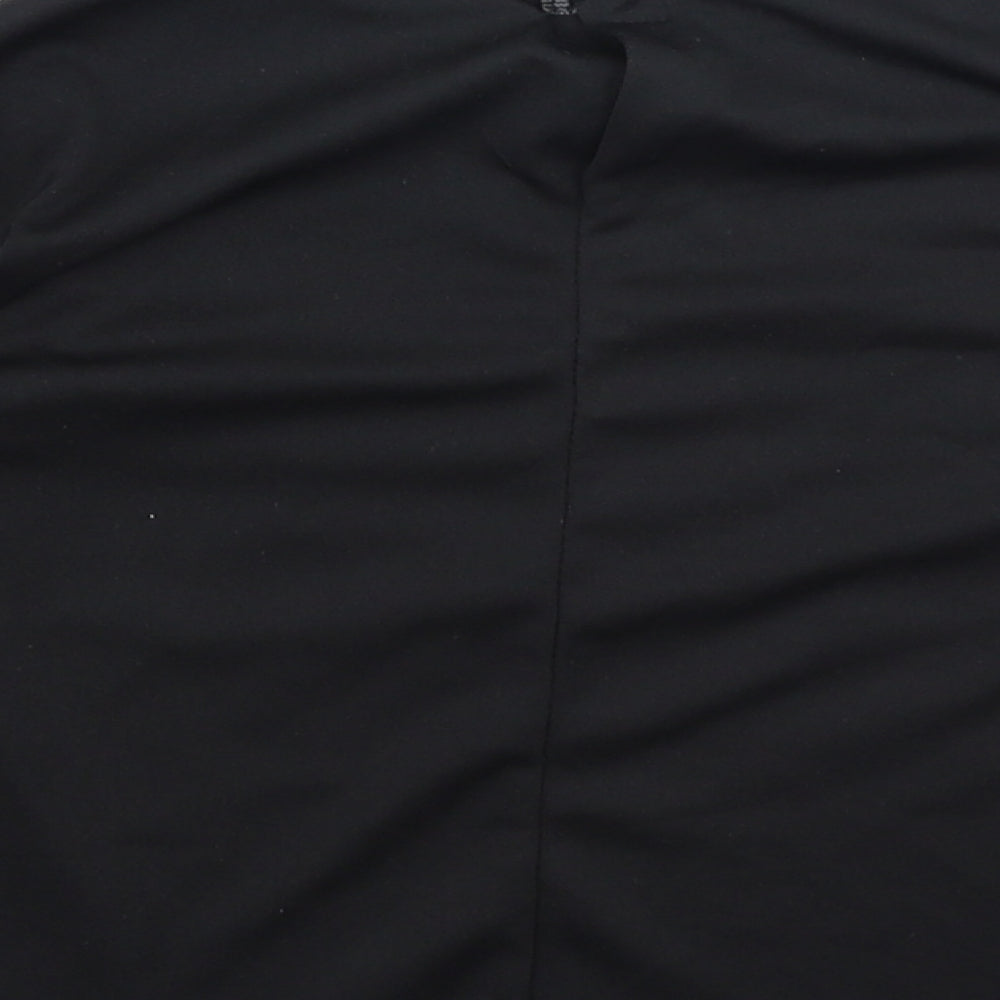 Preworn Boys Black Polyester Basic Casual Size S Round Neck - fancy dress
