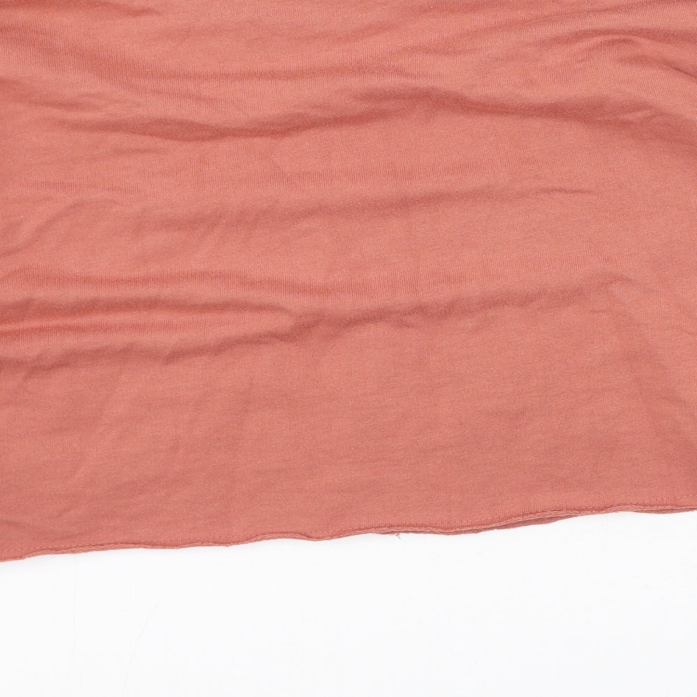 Missguided Womens Orange Polyester Pullover Sweatshirt Size S