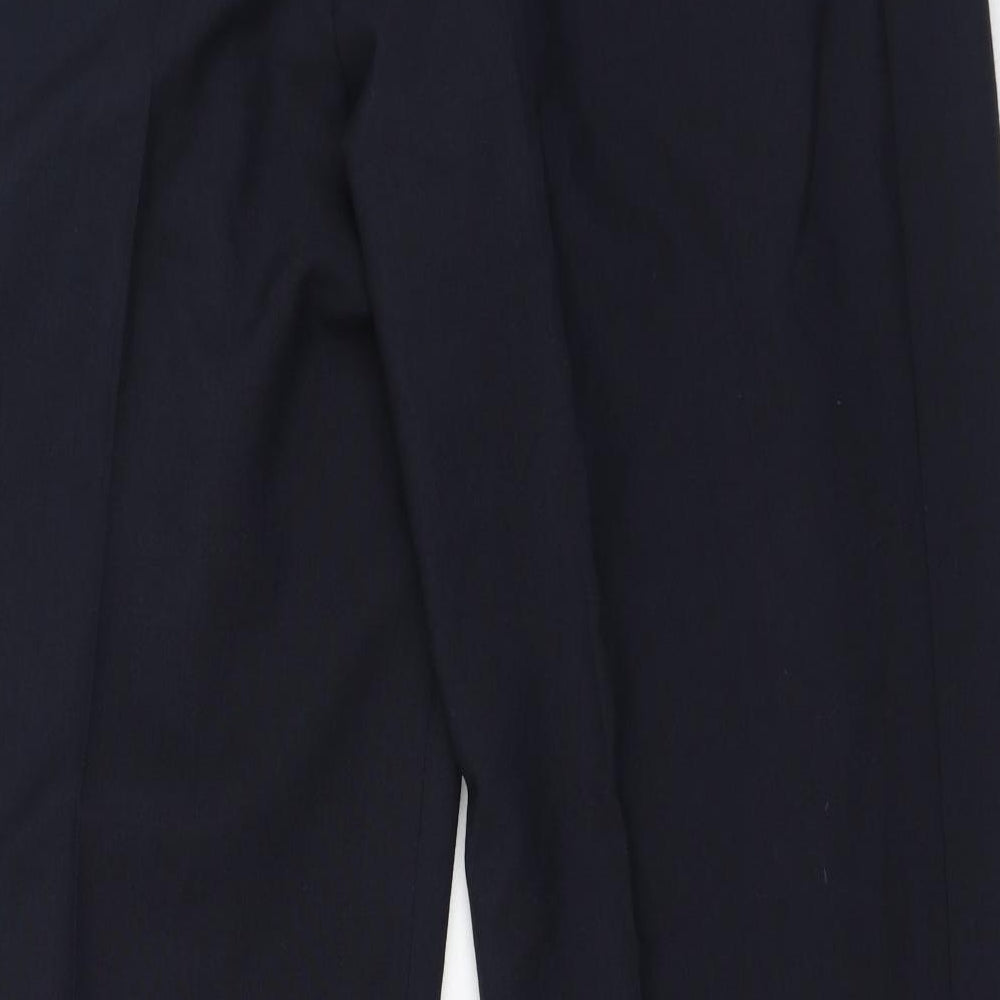 modern classics Womens Black Cotton Trousers Size 38 L32 in Regular