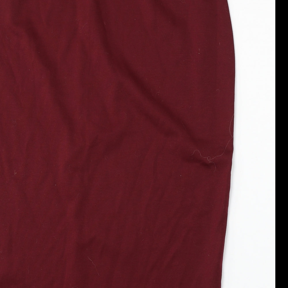Originals Womens Red Polyester Straight & Pencil Skirt Size XL