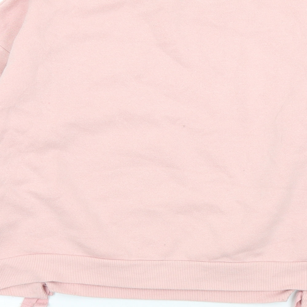 Primark Girls Pink Polyester Pullover Sweatshirt Size 11-12 Years - Unfollow