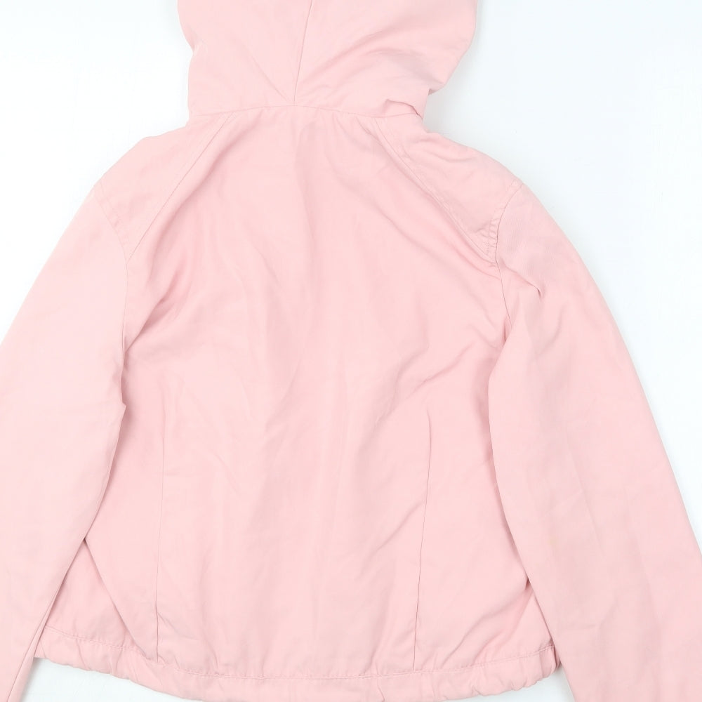 Bershka Girls Pink Jacket Coat Size S