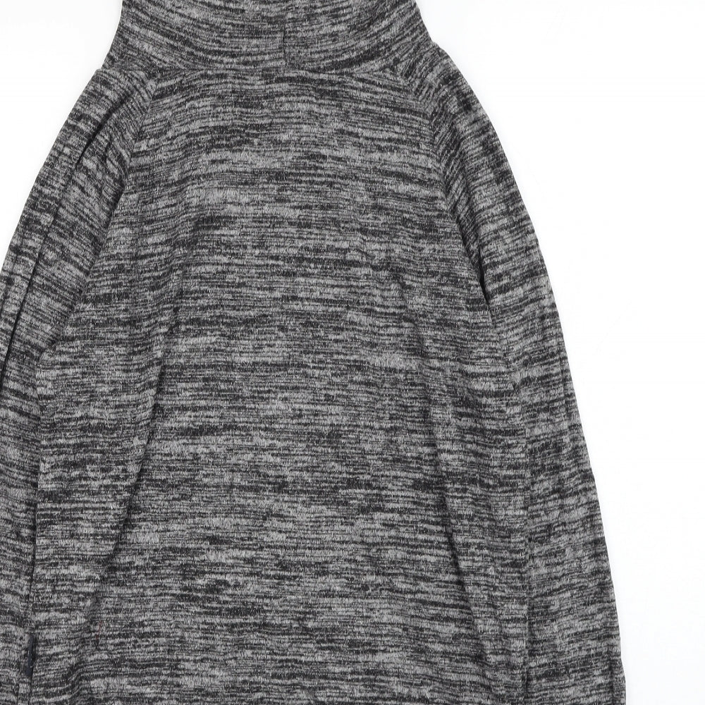 Primark Womens Grey Viscose Pullover Hoodie Size 10 Pullover
