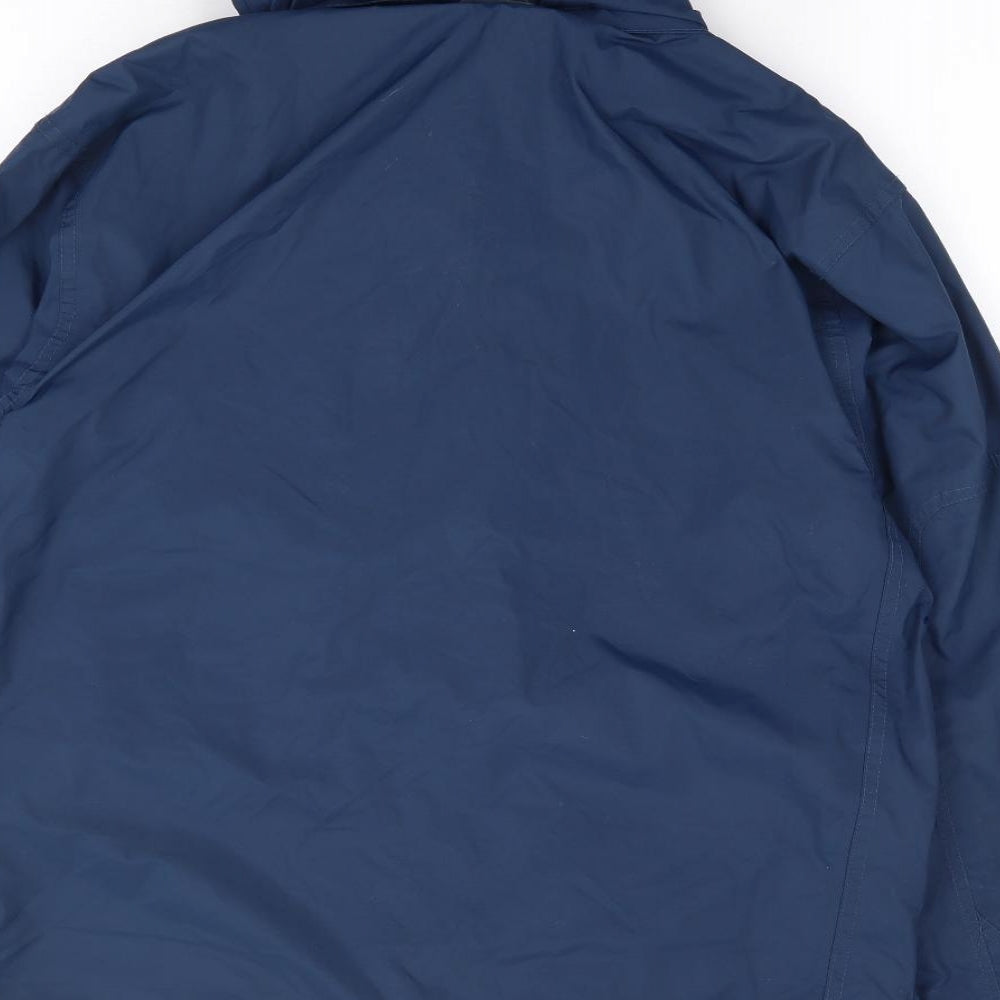 gti Gentini Nautical Mens Blue Rain Coat Coat Size S Zip