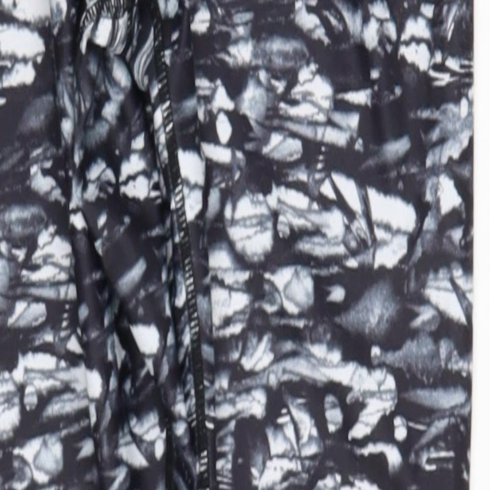Preworn Womens Black Polyester Jegging Trousers Size 8 L24 in Regular