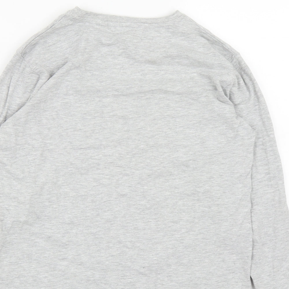 Next Boys Grey Cotton Pullover Sweatshirt Size 11 Years