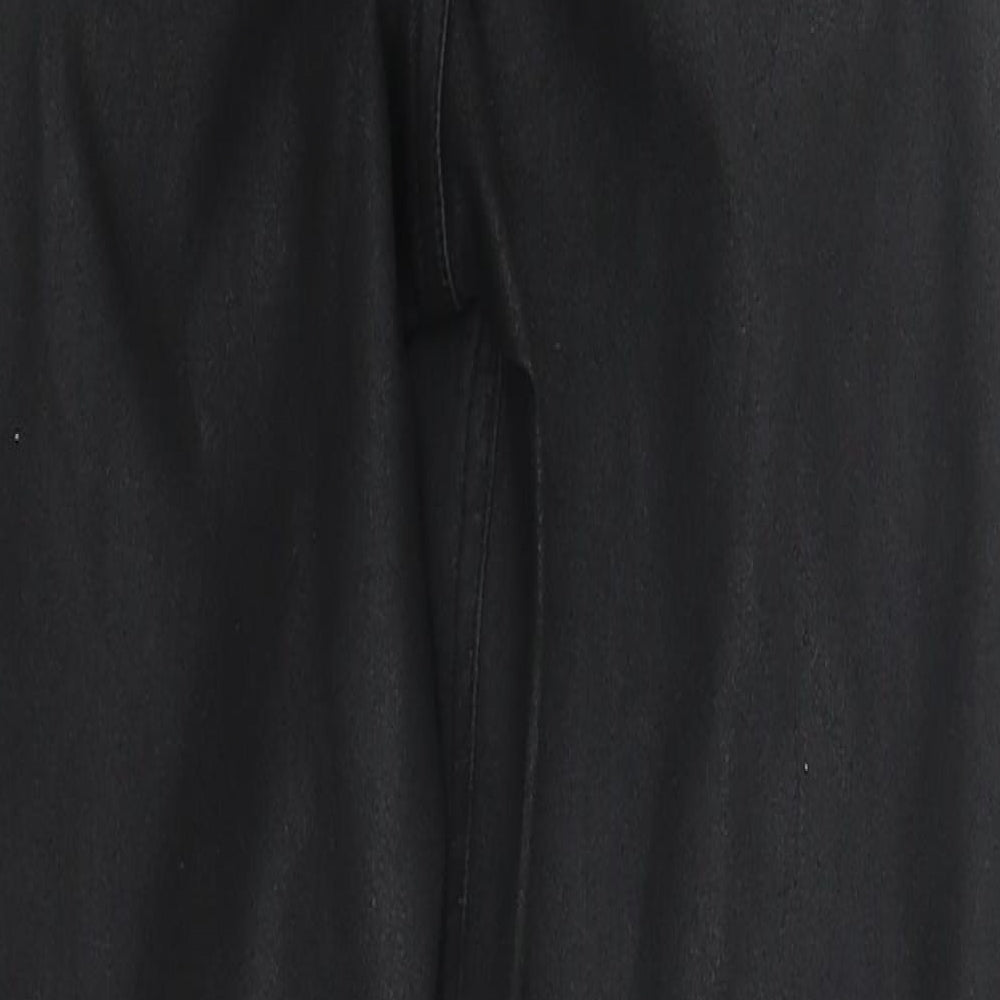 ASOS Womens Black Cotton Straight Jeans Size 26 in L27 in Regular Zip
