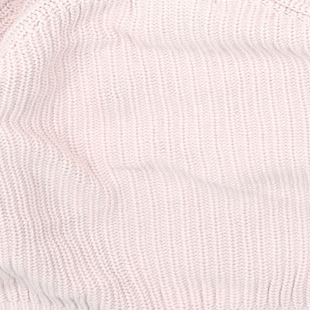 Primark Girls Pink Cotton Pullover Jumper Size 24 Months