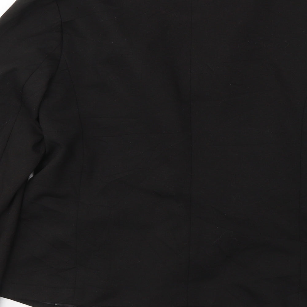 Dorothy Perkins Womens Black Jacket Blazer Size 8 Button