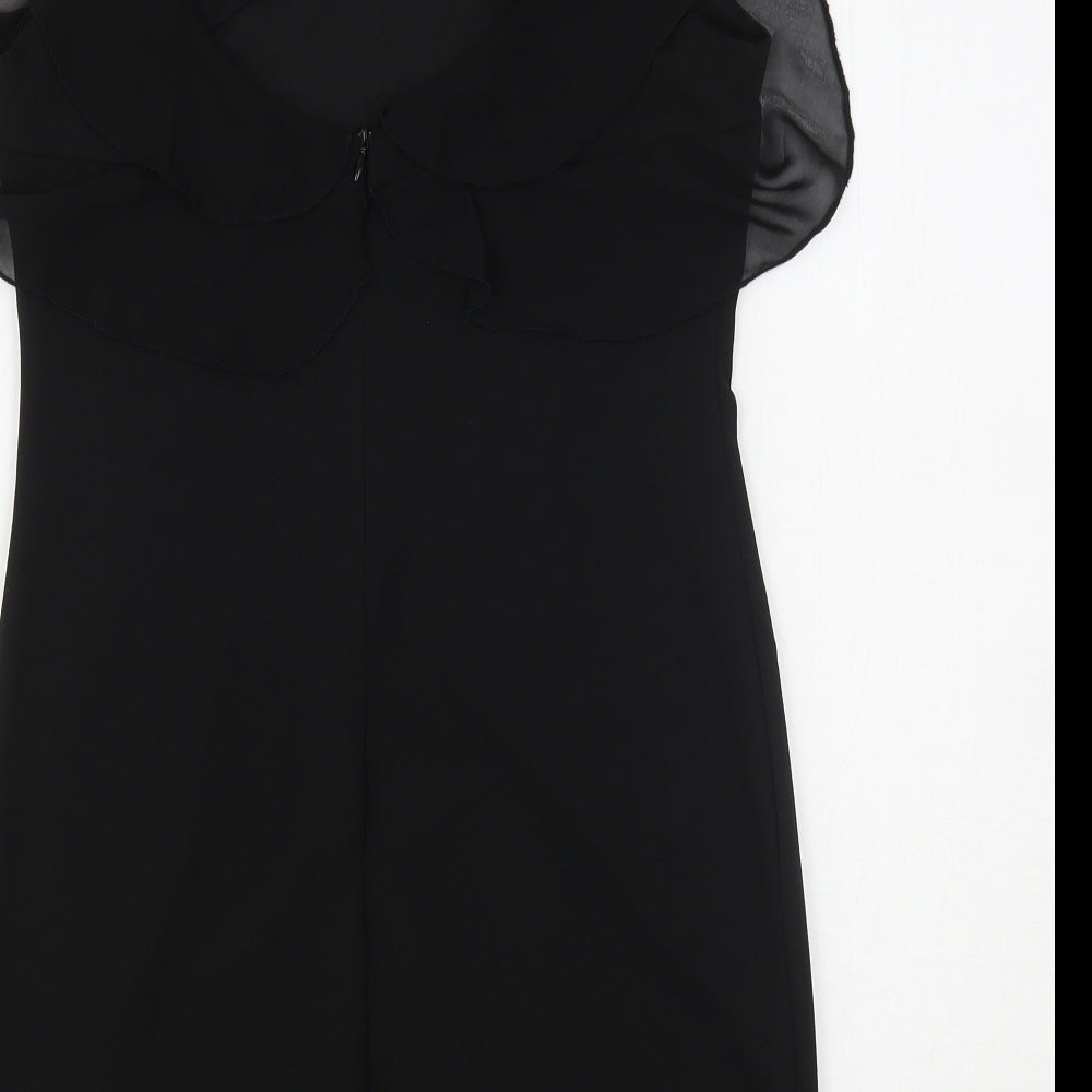 Cameo Rose Womens Black Polyester Mini Size 12 Round Neck