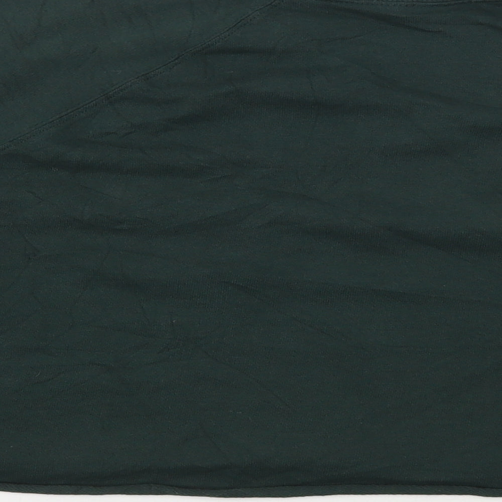 H&M Womens Green Cotton Pullover Sweatshirt Size M