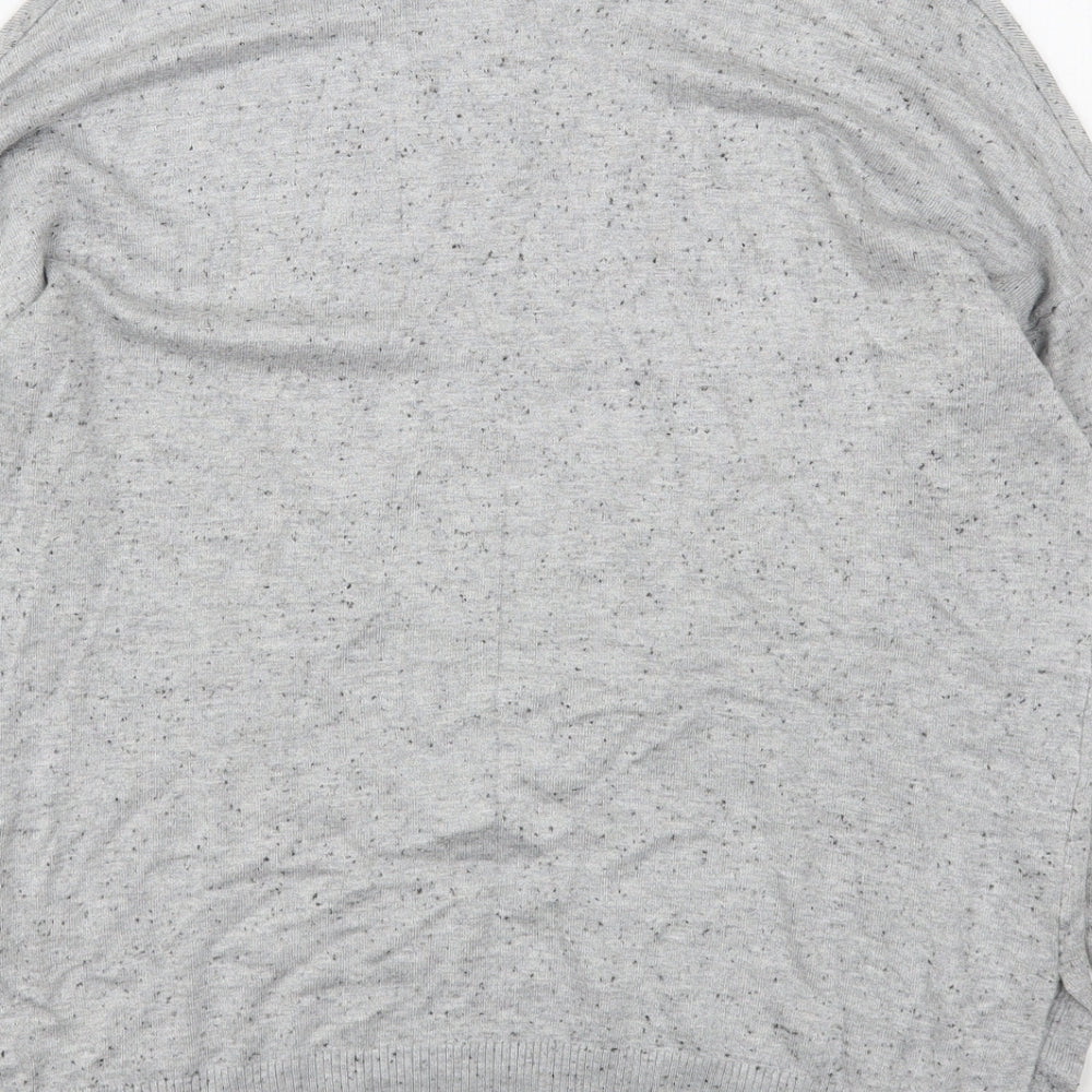 Atmosphere Womens Grey Round Neck Viscose Pullover Jumper Size 12