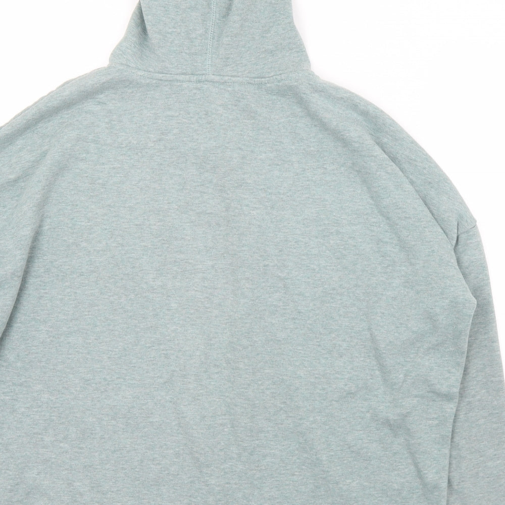 Dunnes Stores Womens Green Polyester Pullover Hoodie Size M