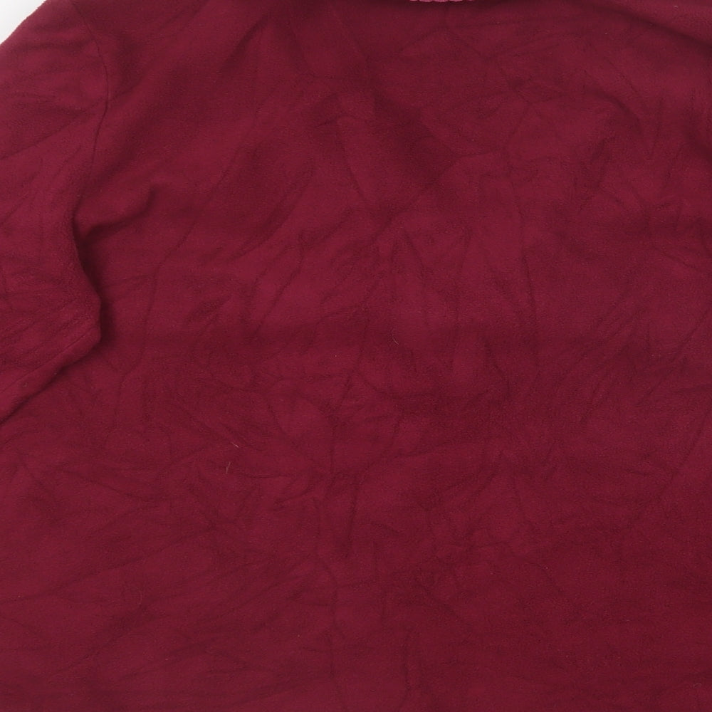 Bonmarché Womens Purple Collared Polyester Cardigan Jumper Size 16