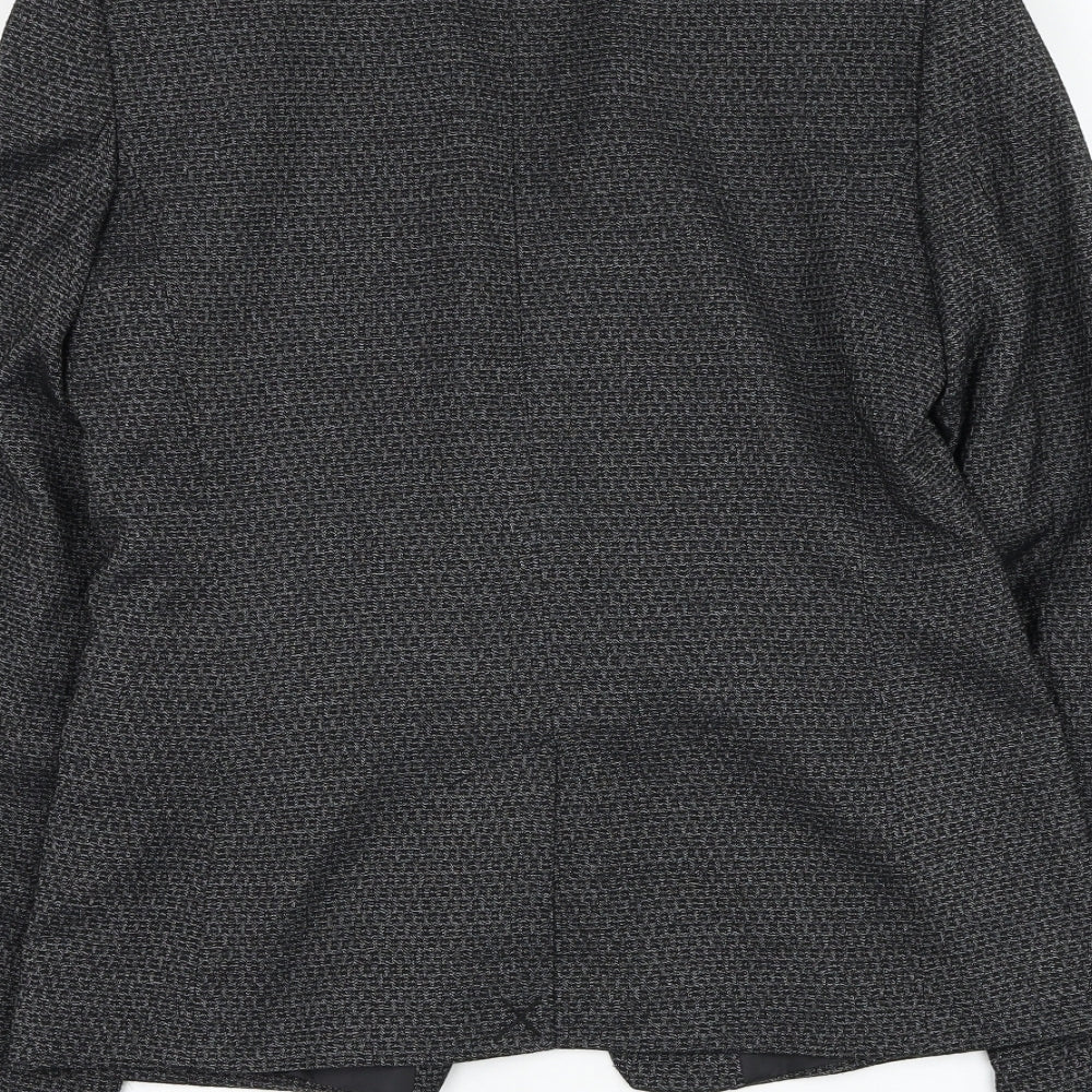 NEXT Womens Black Jacket Blazer Size 10 Button