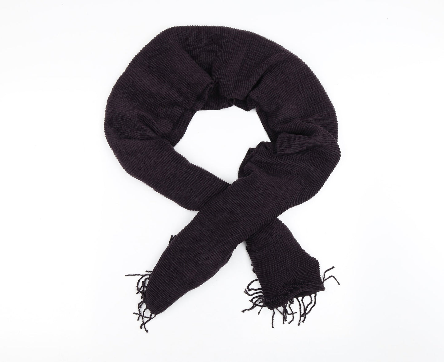 Marks and Spencer Unisex Brown Acrylic Scarf Size Regular