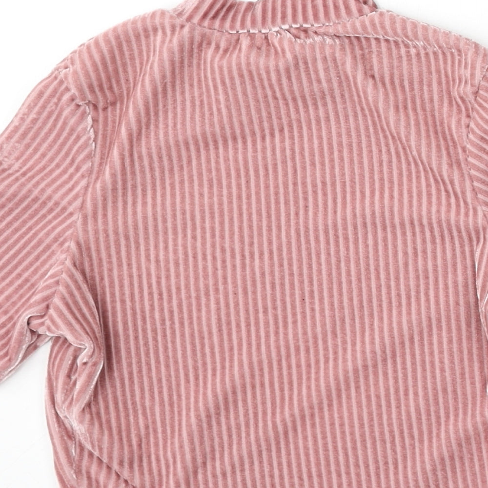 915 Generation Girls Pink Round Neck Polyester Pullover Jumper Size 10 Years